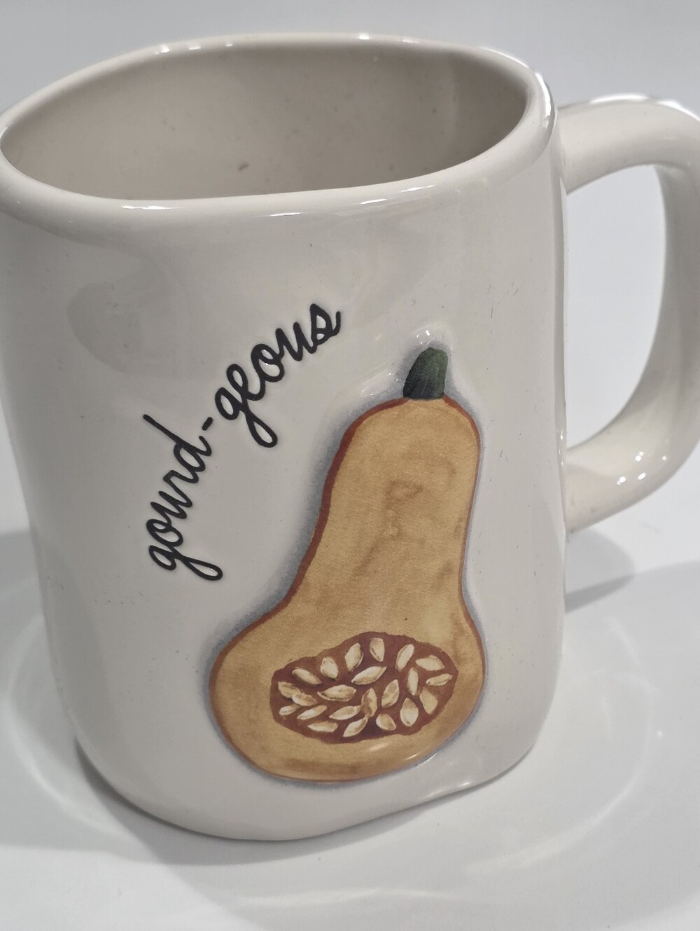 Rae Dunn Gourd-geous Butternut Squash Fall Mug